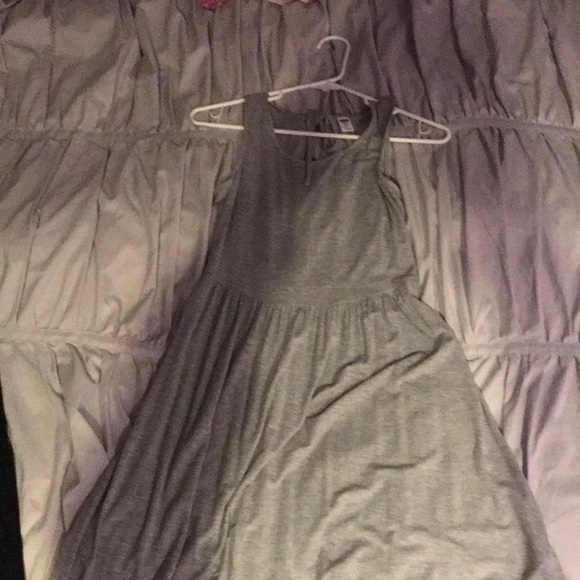 light gray summer dress